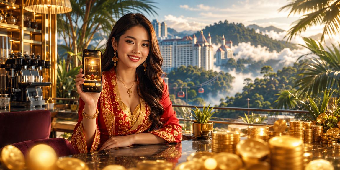 Suasana kasino premium dengan bonus rebat menarik untuk pemain di Genting Highlands